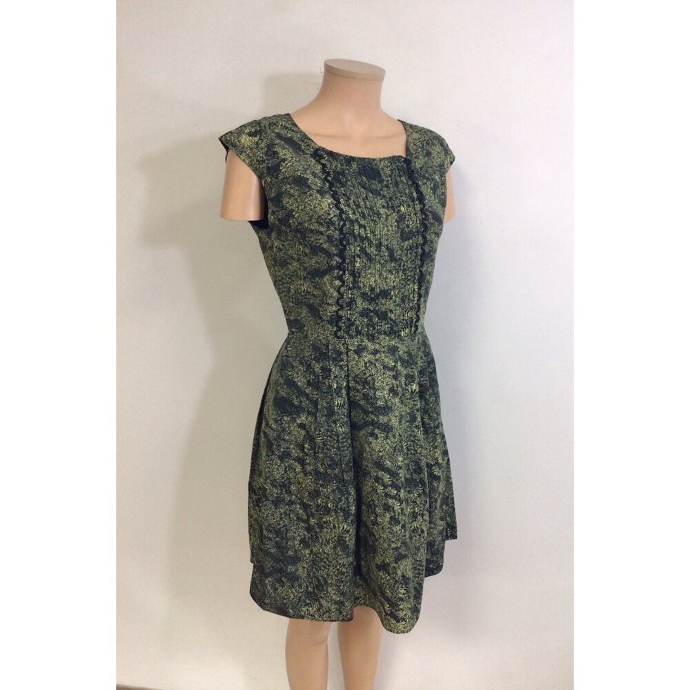Twinkle By Wenlan Sleeveless Silk Scoop Neck Dress Open Back Womens 4
